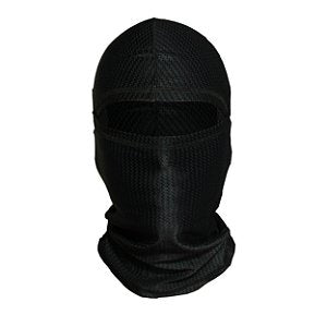 Balaclava Tática Articulada Preta Costura Plana